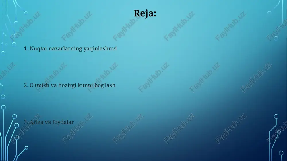 xeologiyaning o'tmishga va etnografiyaning hozirgi zamonga e'tibor qaratish. arxeologiya va etnografiya o'rtasidagi metodologik farqlarni ko'prik qilish. madaniy merosga hurmat: axloqiy jihatlar ma'lumotlarni etik jihatdan to'plash va tarqatishni ta'minlash. mahalliy bilimlar tizimlari va huquqlarini hurmat qilish. qo'llanmalar va ta'sirlar: akademiya dunyosidan tashqari madaniy meros obyektlarini saqlash va boshqarish: ma'lumotli resurslarni boshqarish strategiyasi. jamoatchilik bilan hamkorlik: tadqiqotchilar, jamoalar va manfaatdor tomonlar o'rtasida muloqot va hamkorlikni rivojlantirish. koʻp ovozlilik kuch: mahalliy bilimlarni integratsiya qilish o'tmishni tushunish uchun mahalliy nuqtai nazarlar juda muhim, arxeologiya va etnografiyaga muhim tushunchalar beradi. bu fanlarni birlashtirish insoniyat tarixi va madaniyatini yanada keng va chuqur tushunish imkonini beradi. kelajak yo'nalishlari: birlashgan kelajak tomon etnooarxeologik tadqiqotlar: o'tmishdagi arxeologik yozuvlarni shakllantirgan jarayonlarni tushunish uchun zamonaviy jamiyatlarni o'rganish uchun qat'iy usullarni ishlab chiqadi. raqamli texnologiyalar: arxeologik va etnografik ma'lumotlarni birlashtirilgan ma'lumotlar to'plami va vizualizatsiyalarni yaratish uchun geografik axborot tizimlari (gis) va 3d modellashtirish kabi ilg'or texnologiyalardan foydalaning. kirish: sahnaga tayyorlanish arxeologik va …