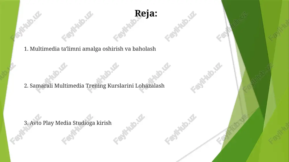 h autoplay media studio - bu multimedia o'quv kurslarini yaratish uchun mo'ljallangan dastur. autoplay media studio foydalanuvchilar uchun qulay interfeys va interaktivlik va bilim baholash vositalarini taklif etadi. u video, audio, rasm va matn kabi turli xil media formatlarini integratsiya qilish imkonini beradi. haqiqiy dunyo misollari va holat tadqiqotlari texnik ko'nikmalarni rivojlantirish: autoplay media studio texnik ko'nikmalar, masalan, dasturiy ta'minotlar, apparatlarni ta'mirlash yoki maxsus protseduralar bo'yicha multimedia o'quv modullarini yaratishga imkon beradi, bu erda simulyatsiyalar, video qo'llanmalar va interaktiv mashqlar qo'llaniladi. kompaniyalar xodimlarni samarali o'qitish va hujjatlashtirish uchun interaktiv elementlar, baholash va kuzatuv mexanizmlarini o'z ichiga olgan muvofiqlik qoidalarini qamrab oluvchi multimedia kurslarini ishlab chiqish uchun autoplay media studiodan foydalanishlari mumkin. interaktiv mahsulot namoyishlari: autoplay media studio kompaniyalariga mahsulot xususiyatlari va ish jarayonlarini namoyish etadigan jozibador multimedia o'quv kurslarini yaratishga imkon beradi, bu esa xodimlarni tezroq ishga olishga va foydalanuvchilarning tushunishini oshirishga yordam beradi. kirish imkoniyati va inklyuziya masalalari barcha …