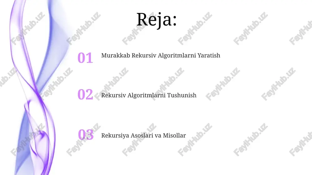 rekursiv algoritmlar - Page 2