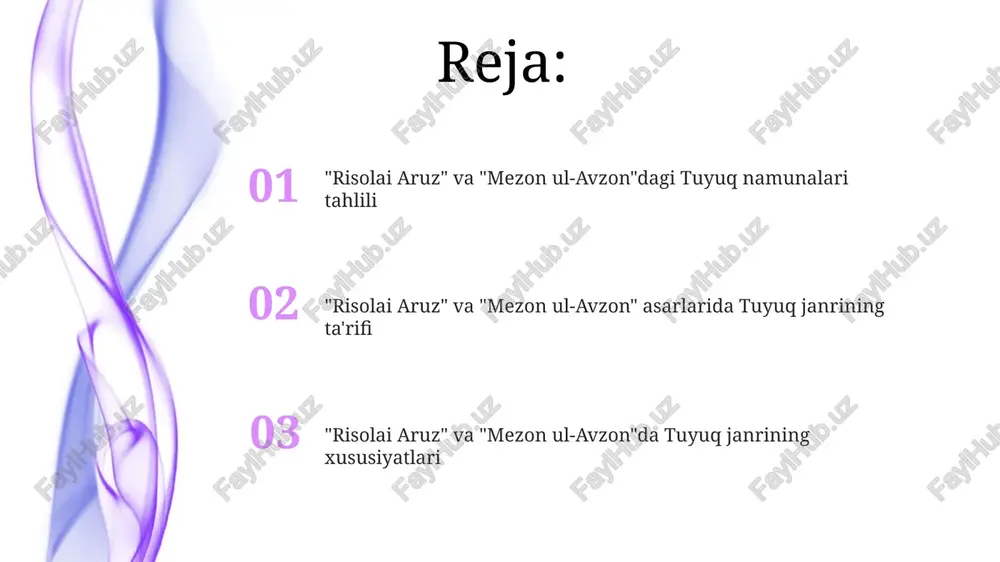 mezon ul-avzon"dagi tuyuq janri - Page 2