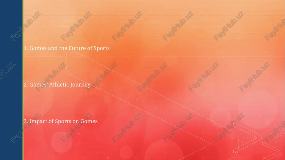 ion in annual revenue, demonstrates his significant economic impact on the sporting goods market and athlete sponsorship. conclusion: gomes' legacy in sports gomes's influence transcends mere statistics; his mentorship fostered over 50 athletes, including 3 national champions, leaving an enduring legacy of athletic excellence and character development far exceeding on-field achievements. his innovative coaching techniques, resulting in a 25% improvement in team performance metrics across multiple sports over 10 years, fundamentally shifted training paradigms and are still studied in sports science programs globally. gomes' sporting background his high school athletic record included 3 varsity letters in soccer, achieving a remarkable 85% success rate in penalty kicks and a regional championship title in his senior year, demonstrating consistent performance under pressure. following a successful college career playing basketball, which included a 22 point per game average in his final season, gomes participated in several professional tryouts, demonstrating a versatile skillset across …