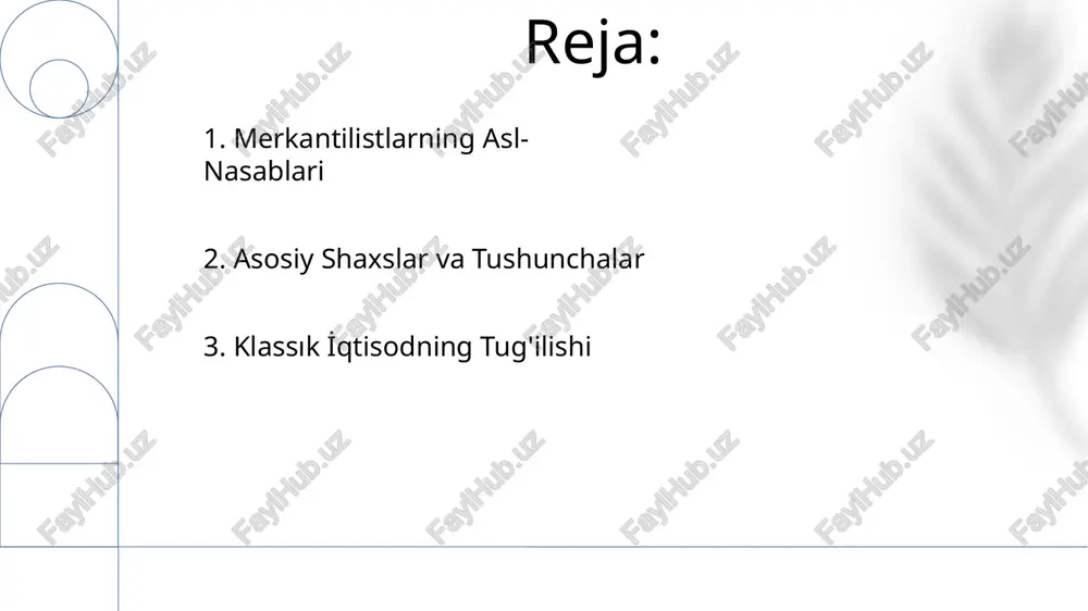 ning o'z manfaatlariga qaratilgan harakatlarining kutilmagan ijobiy natijalarini, resurslarni samarali tarzda yo'naltirishini anglatadi. 7. merkantilizm va uning chegaralari klassik iqtisodchilar narxlarni aniqlashda taklif va talabning rolini va ixtisoslashuvning, mehnat taqsimoti muhimligini ta'kidlashgan. merkantilizm savdo orqali mamlakat boyligini oshirishga qaratilgan edi, lekin bu xalqaro hamkorlikni va iqtisodiy o'sishni to'sib qo'ydi. 8. klassık i̇qtisodning tanqidlari klassik iqtisodiyotning asosiy xususiyatlari: taklif va talabga urg'u, iqtisodiyotning tabiiy qonunlari, o'zini o'zi tartibga soluvchi bozor va ishchining ishlab chiqarishdagi roli. klassık i̇qtisodga tanqıd: o'z manfaatiga e'tibor qaratish, ijtimoiy farovonlikni e'tiborsiz qoldirish; bozor muvaffaqiyatsizliklari va tengsizlikni hisobga olmaslik; hukumatning roli haqida cheklangan tushuncha. 9. jon styuart mill va utilitarizm jon styuart mill, shaxsiy erkinlik va ijtimoiy adolatni himoya qilgan taniqli utilitarizm faylasufi edi. 18-19-asrlar davomida paydo bo'lgan klassik iqtisodiyot maktabi erkin bozorlarga, davlat aralashuvining cheklanganligiga va shaxsiy manfaatlarni ta'qib qilishga urg'u bergan. 10. ma'rifat fikrining yuksalishi klassitsizm maktabi ma'rifat davrida paydo bo'lib, erkin bozorlarga, hukumat aralashuvining cheklanganligiga …