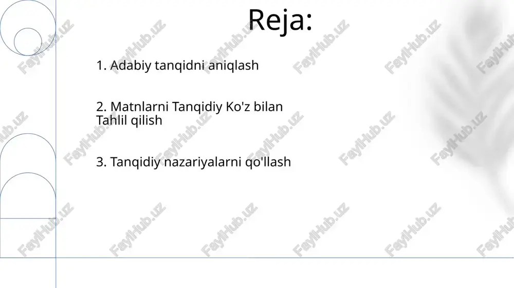 urg'u beradi. jins rollari va kuch dinamikasi adabiyotga qanday ta'sir qilishini o'rganadi. 6. feminist tanqid formalizm matnning o'zini, uning tuzilishi, tili va adabiy vositalarini tahlil qilishga e'tibor qaratadi. ikki tomon ham obyektiv tahlilga va matnning o'ziga xos qiymatiga urg'u beradi, asarni o'z-o'zidan yopiq birlik sifatida tushunishga intiladi. yangi tanqid matnni chuqur o'qishga, matn ichida ma'no topishga va tashqi ta'sirlarni rad etishga urg'u beradi. 7. formalizm va yangi tanqid adabiy asarlarning ma'nosi va ahamiyatini tushunish uchun tanqidiy fikrlash ko'nikmalarini rivojlantirish. matnlarni talqin qilishning o'rnatilgan tamoyillari, usullari va yondashuvlarini o'rganish. adabiyotni maxsus nazariyalar va ramkalar bilan tahlil qilish. 8. adabiy tanqidni qo'llash ijtimoiy va iqtisodiy sharoitlar qahramonlar, syujet va mavzularga qanday ta'sir qilishini o'rganadi. marksist tanqid adabiyotni sinfiy kurash va iqtisodiy kuch nuqtai nazaridan tahlil qiladi. u kapitalistik tizimlardagi tengsizliklarni ko'pincha tanqid qiladi va ijtimoiy o'zgarishlar uchun imkoniyatlarni o'rganadi. 9. marksist tanqid bu qoidalarni o'rganish bizga adabiyotning chuqur ma'nolari va kontekstlarini tushunishga …