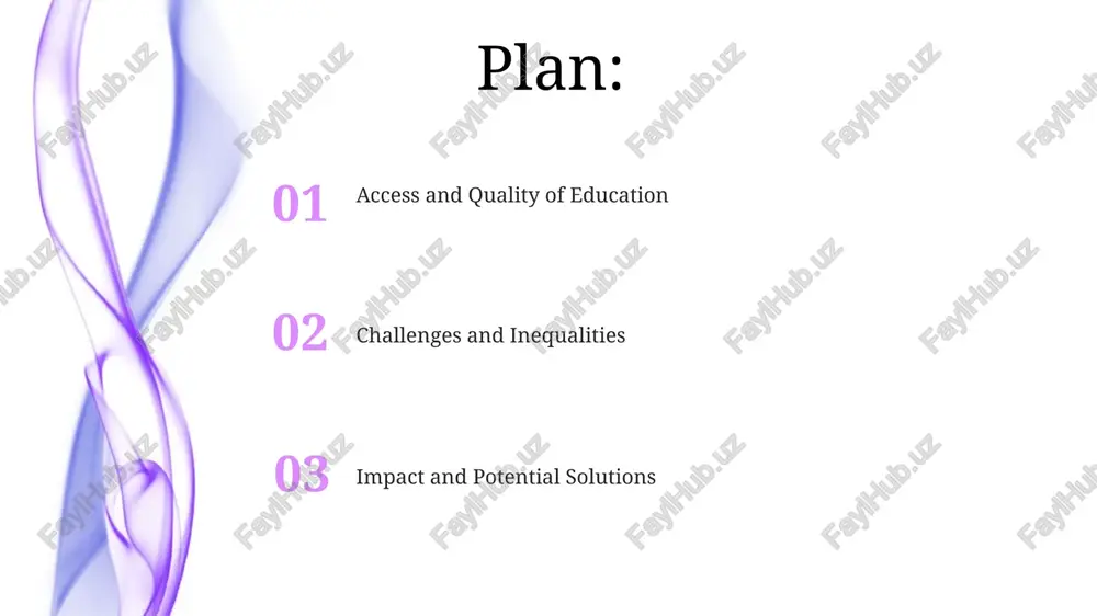 c development. challenges faced by developing countries' education systems limited access to educational resources, such as textbooks, digital learning tools, and even basic infrastructure like classrooms and sanitation facilities, creates a significant disparity in learning opportunities, with rural areas most affected. a significant challenge is the alarmingly high dropout rate, often exceeding 50% in primary school in some regions, primarily due to poverty forcing children into child labor and lack of access to schools. access to education: equity and inequality globally, over 258 million children and youth are out of school, with the majority residing in sub-saharan africa and south asia, highlighting stark disparities in access based on geographic location and socioeconomic status. gender inequality significantly impacts access; girls are 12% less likely to attend secondary school than boys in many developing nations, perpetuating a cycle of poverty and limited opportunities. teacher training and development many developing nations face a …