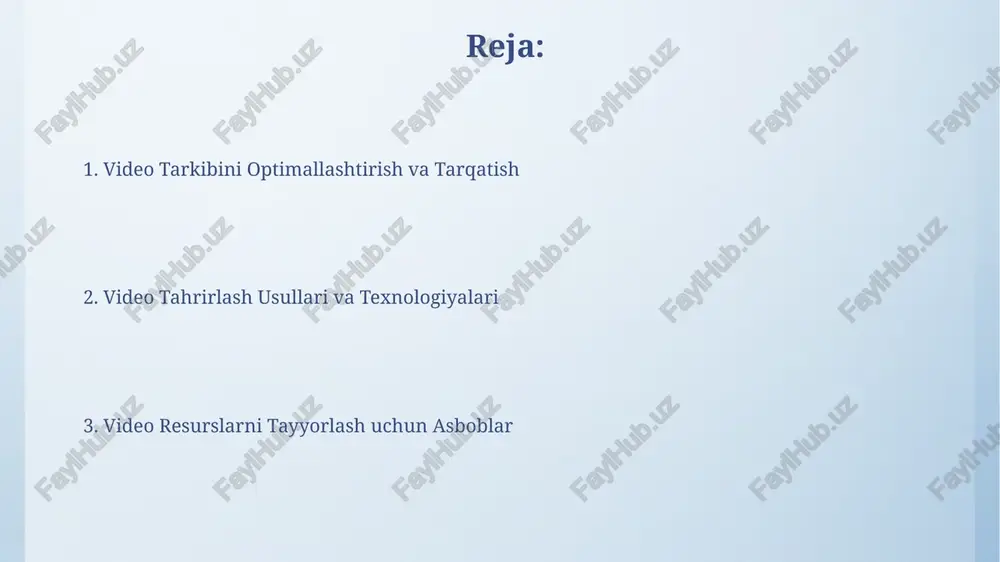 video resurslarni tayyorlash uchun asboblar - Page 2