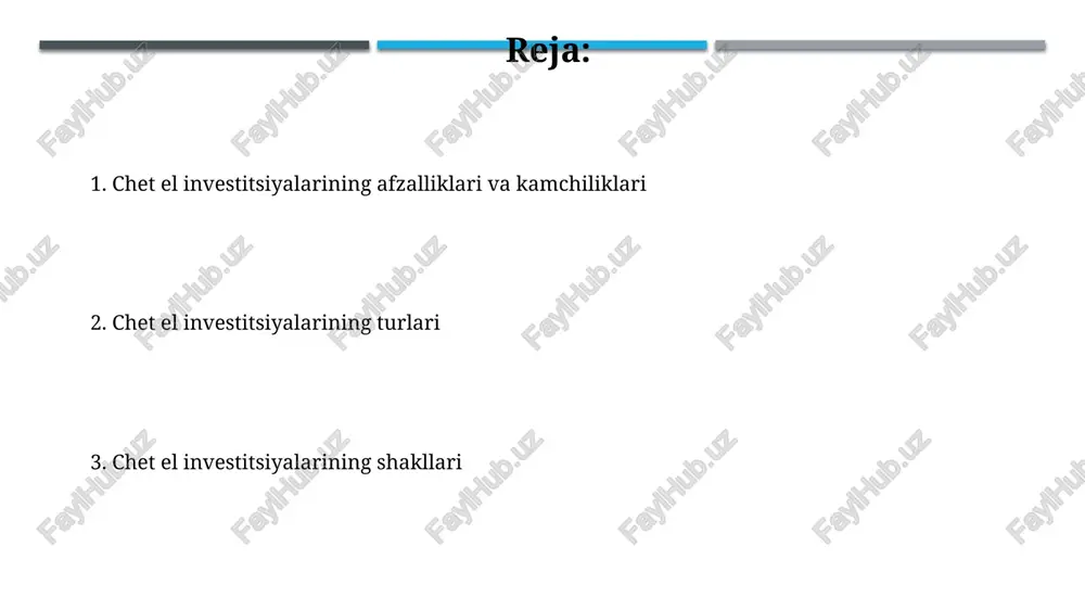 tonga to'g'ridan-to'g'ri xorijiy investitsiyalar hajmi 3 milliard aqsh dollaridan oshdi, bu esa iqtisodiyotning turli sohalariga katta ta'sir ko'rsatdi va minglab yangi ish o'rinlari yaratildi. chet el investitsiyalarining iqtisodiy ta'siri texnologiya transferi orqali chet el investitsiyalari mamlakatning raqobatbardoshligini 15-20% ga oshirib, eksport hajmini ko'paytiradi va to'lov balansi yaxshilanadi. malakali ishchi kuchining yetishmasligi muammosini hal qilishda chet el investitsiyalari muhim rol o'ynaydi, 1000 ta yangi ish o'rni yaratish orqali ishsizlik darajasini 2-3% ga kamaytiradi. investitsiyalarni himoya qilish davlat tomonidan kafolatlangan investitsiyalar xavflarni kamaytirish va investitsiyalarni 5 yildan ortiq muddatga himoya qilish mexanizmlarini ta'minlaydi. investitsiyalarni himoya qilish to'g'risidagi shartnomalar investitsiyalarning 100% gacha bo'lgan qismini, shu jumladan, foyda va mulkdan kelib chiqadigan daromadlarni qoplashni kafolatlaydi. investitsiyalarni jalb qilish usullari davlat-xususiy sheriklik (dps) loyihalari orqali 10-20 yillik muddatga mo'ljallangan uzoq muddatli investitsiyalarni jalb qilish, infratuzilma loyihalarini amalga oshirish uchun muhim hisoblanadi. chet el investitsiyalarini jalb qilishda 50% dan ortiq ulushga ega bo'lgan strategik sheriklarni jalb …