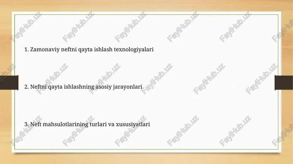 neftni qayta ishlash texnologiyalari - Page 2