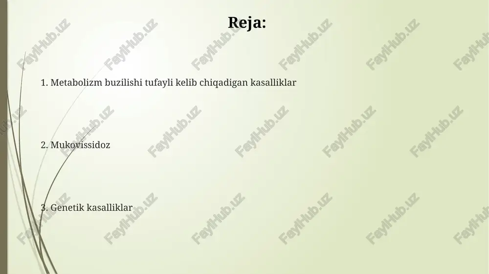 bakteriyalar tomonidan kelib chiqadigan og'ir asoratlarga olib keladi. mukovissidozning genetik asoslari cftr geni 7-xromosoma joylashgan bo'lib, u transmembran oqsilining sintezi uchun kod beradi, bu esa xlorid ionlarining transportini tartibga soladi. δf508 mutatsiyasi cftr genining eng keng tarqalgan mutatsiyasi hisoblanib, barcha mukovissidoz holatlarining taxminan 70 foizini tashkil etadi. mukovissidozning rivojlanishiga 70 dan ortiq turli cftr geni mutatsiyalari sabab bo'lishi mumkin, ularning 1000 dan ortiq variantlari mavjud. mukovissidozning klinik ko'rinishlari mukovissidozli bemorlarda o'pka funksiyasining pasayishi, o'rtacha 10% dan 50% gacha fev1 ko'rsatkichlarining kamayishi bilan namoyon bo'ladi, bu esa nafas qisishi va takroriy bronxitlarga olib keladi. mukovissidozning ichak-ovqat hazm qilish tizimiga ta'siri natijasida malabsorbtsiya sindromi kuzatiladi, bu esa o'sishning sustlashishiga (o'rtacha bo'yi va vazni me'yorlaridan pastligi) va yog'li najaslarga olib keladi. taxminan 85% mukovissidozli bemorlarda surunkali sinusit va o'rta quloq yallig'lanishi kabi yuqori nafas yo'llari infektsiyalari kuzatiladi, bu esa takroriy antibiotik terapiyasiga ehtiyoj tug'diradi. mukovissidozning patogenezi cftr geni mutatsiyasi tufayli nafaqat xlor, balki …