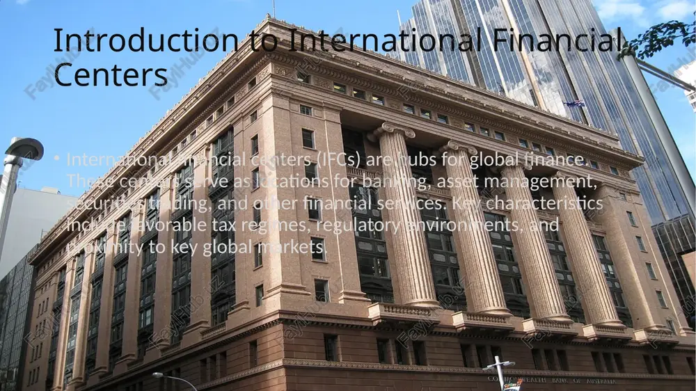 al financial crises. conclusion international financial and offshore centers play a crucial role in the global economy. while they offer significant benefits such as tax efficiency and privacy, they also come with associated risks and challenges that need to be carefully managed. image1.jpg image2.jpg image3.jpg image4.jpg image5.jpg image6.png image7.jpg image8.jpg /docprops/thumbnail.jpeg