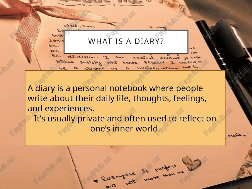 se stickers, drawings, or colors - keep your diary in a safe place conclusion diary writing is more than a habit — it’s a personal journey. it helps us grow, reflect, and understand ourselves. so grab a notebook — your story begins today! image1.jpeg image2.jpeg image3.jpeg image4.jpeg image5.jpeg image6.jpeg /docprops/thumbnail.jpeg