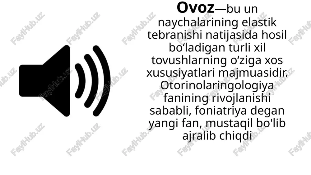 yo'li vazifasini bajaradi. u tovush hosil qiladigan apparatdir. hiqildoqdan havo traxeyaga o'tadi odam gapirmay turganda hiqildoqda joylashgan ovoz boylamlari teshigi ochiq holda bo'ladi. so'zlashganda, kuylaganda ovoz teshiklari yopiladi va o'pkadan nafas bilan chiqariladigan havo katta kuch bilan ovoz boylamlariga ta’sir qilib, ularning tebranishi natijasida ovoz hosil bo'ladi. burun bo‘shlig‘i — yuqori, pastki va ikkita yon devoridan tashkil topgan. burundan normal sharoitda olgan va chiqargan hamma havo o‘tadi. burun bo‘shlig‘i — nafas olish, saqlash, hid bilish va rezonatorlik funksiyasini bajaradi. ovoz hosil qilishda nafas olish va rezonatorlik funksiyasi katta ahamiyatga ega. burun bo‘shlig‘ida havo normada bo’ladi. u ovoz uchun harakatsiz rezonator boiadi, u ovozni kuchaytiradi va ovozga ma’lum tembr va kuchayish beradi. burun bo‘shlig‘i hiqildoq tomonidan ochiq qoladi: burun bilan talaffuz qilinadigan undosh tovushlar m va n hamda ba’zi bir unlilar gapirilganda halqum ovoz rezonatori boiib xizmat qiladi. halqum, ovoz bo‘shlig‘i bilan unli va undosh tovushlarni shakllantiradigan, tembrli xususiyatlarga ega organlardir. …