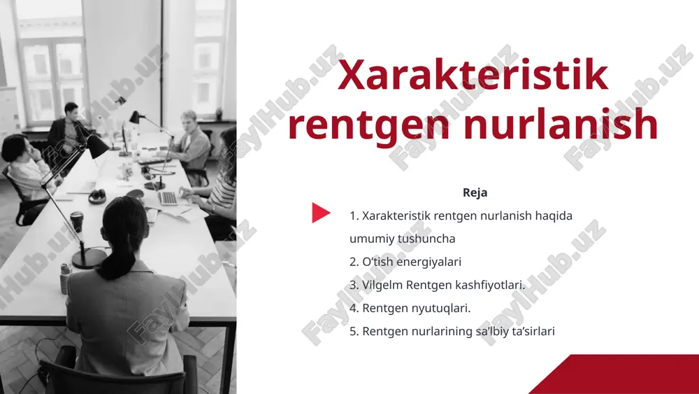 larning markazida inson tanasining batafsil tasvirlarini olish uchun zarur bo'lgan rentgen nurlarini hosil qiluvchi rentgen trubkasi deb ataladigan muhim komponent mavjud. so'nggi yillarda rentgen naychalari texnologiyasi, xususan, kompyuter tomografiyasi (kt) skanerlashda sezilarli yutuqlarga erishdi. ushbu blog ushbu o'zgarishlar va ularning sohaga ta'sirini o'rganishga qaratilgan. rentgen nurlari butun insoniyatga katta foyda keltirdi. rentgen nurlarining sa’lbiy ta’siri operatsiyani amalga oshiradigan shifokorlar uzoq vaqt davomida nurlanishga duchor bo'ladilar va kuniga o'n soatdan ko'proq vaqt davomida nurlanishga duchor bo'lishlari mumkin, bu minglab rentgen nurlarini doimiy ravishda olish bilan tengdir. shuning uchun ular radiatsiyaviy zararni kamaytirish uchun qo'rg'oshin kiyim kiyishlari kerak. xulosa rentgen nurlari, yuqori energiyali elektromagnit nurlanish shakli sifatida, ilmfan va texnologiyaning ko‘plab sohalarida, xususan, tibbiyot, materialshunoslik, fizikalar va kimyo sohalarida beqiyos ahamiyatga ega. ushbu maqolada rentgen nurlarining hosil bo‘lishi, spektral xususiyatlari, mozi qonuni va rentgen nurlarining difraksiyasi kabi muhim masalalar batafsil tahlil qilindi. rentgen nurlarining hosil bo‘lish jarayoni, yuqori energiyali elektronlarning tezlashtirilishi va …