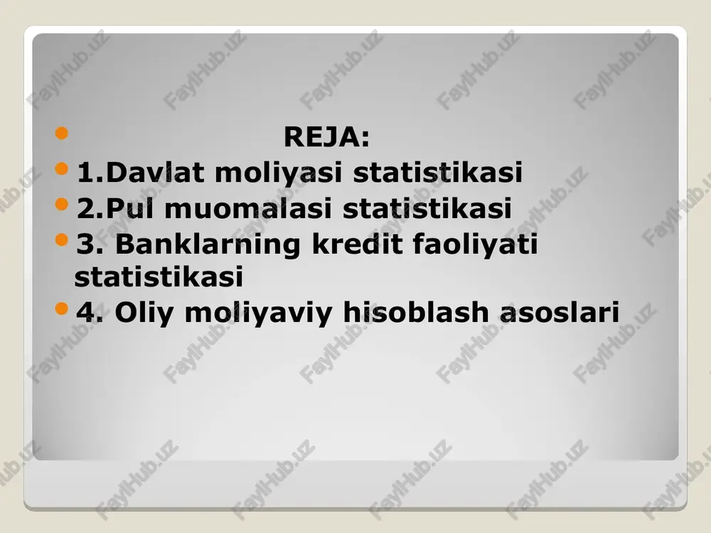 l mablag’lari deb yuritiladi, m1 – esa «qisqa pullar» nomini olgan, boshqa passivlar esa (pul tizimini likvidli depozitlar) «kvazi pullar» deb ataladi. pul multiplikatori bank zaxiralarini muomalada ortishi (ko’payishi) natijasida pul massasini ortishini xarakterlaydi va quyidagi formula bilan hisoblaniladi: pm= , bu erda: pm-pul multipilikatori; s-naqd pul; d-depozitlar; r-tijorat banklarini majburiy zaxiralari. zarur bo’lgan pul hajmini (p) tovar oboroti hajmini pul birligini aylanish tezligiga nisbati bilan aniqlash mumkin, ya’ni quyidagi formula bilan aniqlash mumkin: p = bu erdan bu erda: q – sotiladigan tovarlar massasi; – tovarlarni o’rtacha bahosi; v – pul birligini aylanish tezligi (martada). zarur bo’lgan pul hajmini (p) quyidagi formula bilan ham aniqlash mumkin: p= bu erda: p1q1 – joriy davr tovar oboroti, ya’ni joriy davrda ishlab chiqarilgan va sotilgan tovarlar qiymati; p0q0- o’tgan davrda ishlab chiqarilgan va o’tgan davrda sotiladigan tovarlar qiymati; pq - joriy davrda ishlab chiqarilgan va puli kelgusida to’lanadigan tovarlar qiymati; vp -o’zaro …