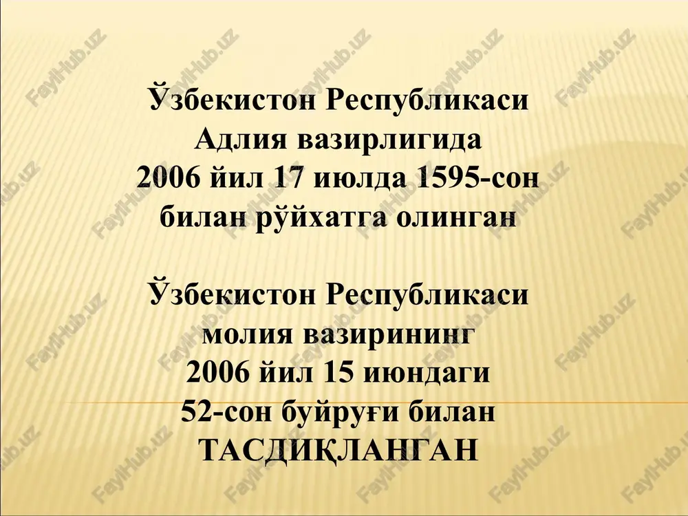 yoki xabardor qilingan, bitimni amalga oshirishni xohlovchi, mustaqil taraflar o'rtasida bitimni amalga oshirishda aktivni sotib olish yoki majburiyatni bajarish uchun etarli bo'lgan summ bhms 4 bevosita xarajatlar - alohida turdagi tovar-moddiy zaxiralarni ishlab chiqarish (xizmatlar ko'rsatish va ishlar bajarish) jarayoni bilan bevosita bog'liq bo'lgan hamda ularning birligi tannarxiga to'g'ridan-to'g'ri kiritiladigan ishlab chiqarish xarajatlari; bilvosita xarajatlar - bir necha turdagi tovar-moddiy zaxiralarni ishlab chiqarish (xizmatlar ko'rsatish va ishlar bajarish) jarayoni bilan bog'liq bo'lgan ishlab chiqarish xarajatlari, ular muayyan tovar-moddiy zaxiralar birliklari tannarxiga bevosita kiritilmaydi, buning oqibatida ular xarajatlar ob'ektlari va ularning birliklari tannarxi o'rtasida hisob-kitob yo'li bilan taqsimlanadi; bo'linish nuqtasi - ishlab chiqarish jarayonining muayyan payti, bu erda birgalikda ishlab chiqariladigan mahsulotlarni ishlab chiqarishda mahsulotlarning alohida turlari aniq identifikatsiyalanadi; idish - mahsulotlar (tovarlar)ni saqlash, o'rab-joylash va tashish uchun ishlatiladigan buyumni ifoda etuvchi moddiy ob'ekt. bhms 4 tovar-moddiy zaxiralar tashkilotlarda quyidagilar ko'rinishida bo'lishi mumkin: a) mahsulot ishlab chiqarish, ishlarni bajarish va xizmatlar …