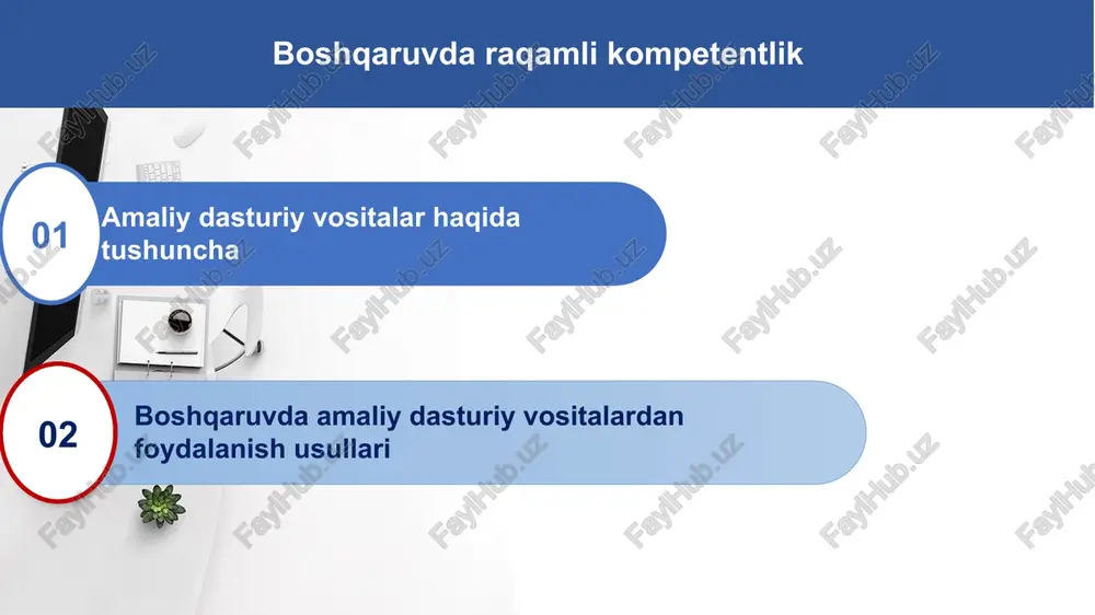 tmasdan qulayliklar yaratishdir. bulutli hisoblashlar bulutli texnologiyalar bulut xizmatlarini taqdim etish bo‘yicha dunyo yetakchilari: google (googledrive) – 15 gb yandex (yandex disk) – 5 gb microsoft (onedrive) 5 gb apple (icloud) – 5 gb dropboxinc – 2 gb cisco - oracle - google ilovalari yordamida ish hujjatlarini yaratish google slides google sheets google docs 12 google docs – bu matnli hujjatlarni yaratish, tahrirlash va saqlash imkoniyatini beruvchi googlening vebga asoslangan onlayn platformasidir. platforma 2006-yil foydalanuvchilarga taqdim etilgan. havola: https://docs.google.com/document google docs google slides google slides google docs google sheets – bu elektron jadval ko’rinishidagi ma’lumotlar bilan ishlashga mo’ljallangan dastur bo’lib 2006-yil google tomonidan taqdim etilgan. platforma onlayn holatda ishlaydi va ma’lumotlar xavfsizligini taminlaydi. havola: https://docs.google.com/spreadsheets google sheets google slides google slides google sheets google slides – taqdimot yaratishga mo’ljallangan dastur bo’lib google tomonidan 2006-yil taqdim etilgan. dasturdan foydalanish google sheets va google docs kabi mutlaqo bepul. havola: https://docs.google.com/presentation google slides …