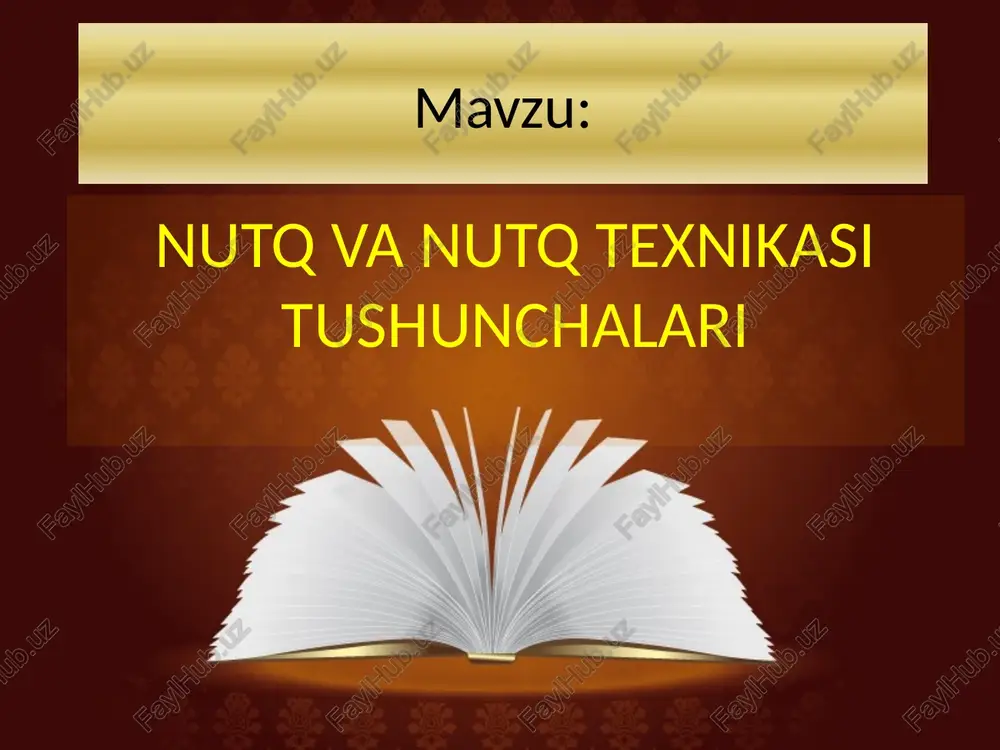oq mantiqiylik, aniqlik va grammatik to‘liqlikni talab etadi. dialogik nutq – ikki yoki undan ortiq shaxs o‘rtasidagi muloqot ko‘rinishi bo‘lib, u tabiiy, hissiyotli va qisqa shaklda bo‘ladi. monologik nutq – bir shaxs tomonidan boshqalarga qaratilgan nutqdir. masalan, ma’ruza, nutq so‘zlash, chiqishlar. nutqning yana bir muhim shakli — ichki nutq bo‘lib, insonning o‘z tafakkurida, o‘z-o‘zi bilan muloqot shaklida kechadigan fikr jarayonidir. bu nutq tashqi nutqning asosini tashkil etadi. nutq madaniyati va uning asosiy talablar nutq madaniyati — bu tildan to‘g‘ri, ifodali va joyida foydalanish san’atidir. u quyidagi mezonlarga asoslanadi: to‘g‘rilik – so‘z va grammatik vositalardan til me’yorlariga muvofiq foydalanish. aniqlik – fikrni aniq, tushunarli ifodalash. boylik – so‘z boyligidan to‘laqonli foydalanish. ifodalilik – hissiy ta’sir kuchiga ega bo‘lish, so‘zning ohang va uslub bilan uyg‘unligi. moslik – so‘zlovchining tili vaziyatga, auditoriyaga va maqsadga mos bo‘lishi. shuningdek, nutq madaniyatini shakllantirishda talaffuz, ohang, pauza, urg‘u, imo–ishoralar, mimika kabi unsurlar ham muhim o‘rin tutadi. nutq …