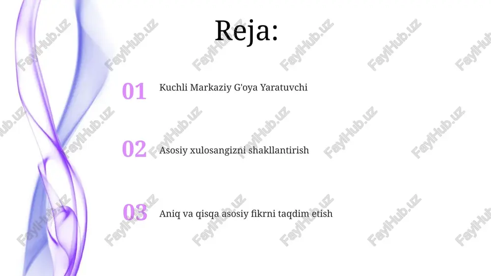 ar tezis bayonoti asosiy dalilning qisqa xulosasidir. asosiy g'oya - bu sizning taqdimotingizning markaziy nuqtasi yoki xabari. topilmalaringizni umumlashtiradigan va tezisni tasdiqlovchi asosiy xulosani shakllantiring. qiziqarli xulosa yaratish doimiy taassurot qoldiring va harakatga undang. aniq va qisqa xulosani, asosiy g'oyaga to'g'ridan-to'g'ri murojaat qilib ayting. iltimos, matnni taqdim eting, men uni siz uchun qisqacha qilib o'zbek tiliga tarjima qilaman. aniq asosiy fikrning ahamiyati aniq asosiy g'oya taqdimotni yo'naltiradi, uni diqqat markazida va tushunishga osonlashtiradi. asosiy g'oya taqdimotning asosiy xabari yoki dalilidir. kuchli xulosa asosiy fikrni mustahkamlaydi va uzoq vaqt esda qoladigan taassurot qoldiradi. asosiy xulosa: asosiy g'oyani qayta bayon qilish. iltimos, menga tarjima qilishni istagan matningizni bering. matnni berganingizdan so'ng, uni qisqa va aniq tarzda o'zbekchaga tarjima qilaman. please provide the text you would like me to translate and analyze. taqdimotning asosiy xulosasini yoki argumentini qisqacha ayting. kuchli asosiy g'oya shakllantirish add text add text add text add text add text …