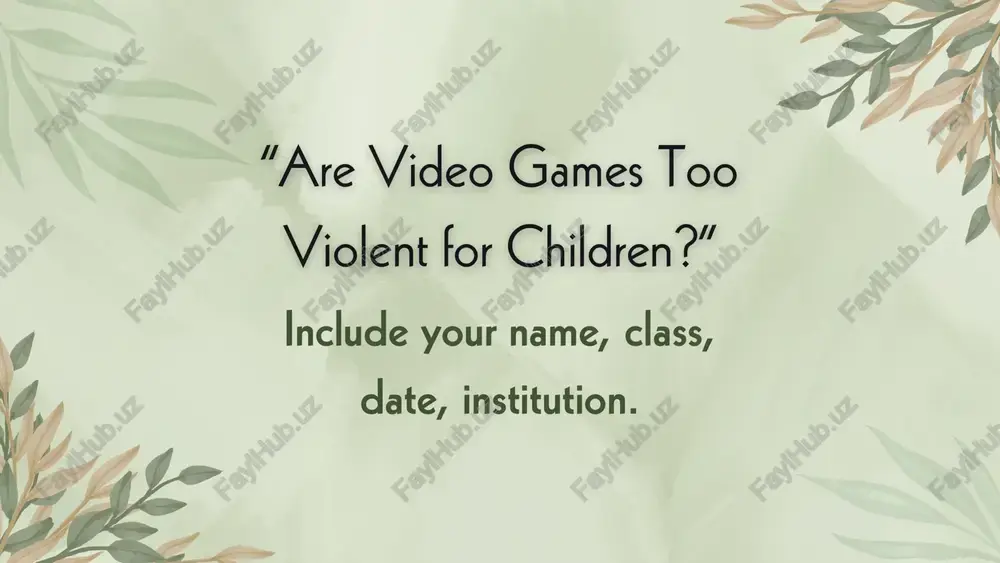 are video games too violent for children? - Page 2