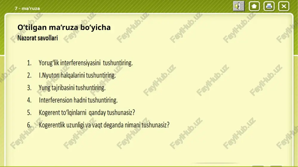 interferensiyaning ishlatilishi - Page 2