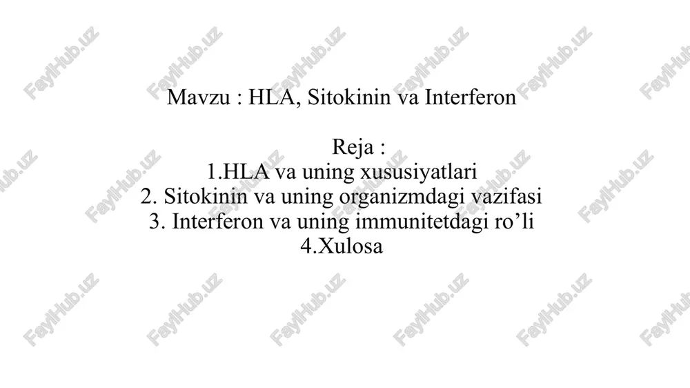 itokinlar organizmda immun javobni boshqarish, yallig'lanishni nazorat qilish va hujayra o'sishi hamda rivojlanishini muvofiqlashtirishda muhim rol o'ynaydigan biologik faol moddalar hisoblanadi. sitokinlar — bu murakkab oqsillar yoki peptidlar bo'lib, ular hujayralar o'rtasida signalizatsiya jarayonlarini boshqaradi. imunitet, yallig'lanish, hujayra o'sishi va metabolizm jarayonlarida ishtirok etadi. - sitokinlar immun javob jarayonida hujayralar o'rtasida xislarni uzatish orqali immun hujayralarini to'g'ri yo'naltirilishi va faoliyatini muvofiqlashtirishda ishtirok etadi. ular yallig'lanishga, infeksiyalarga va hujayra o'smalariga qarshi bardosh berishda muhimdir. turlari: - sitokinlar bir nechta turlarga bo'linadi, jumladan: - interleukinlar (il): boshqa immun hujayralarini rag'batlantirish va boshqarishda ishtirok etadi. - interferonlar (ifn): virusga qarshi immun javobni kuchaytiradi. - tumor necrosis factor (tnf): yallig'lanish jarayonini va o'sma hujayralarini nazorat qiladi. - hematopoietik faktlar: qon hujayralarining ishlab chiqarilishini boshqaradi. - sitokinlarning darajasini o'lchash, turli kasalliklar va yallig'lanish holatlarini aniqlashda muhimdir. sitokinlar bilan bog'liq muolajalar ba'zan revmatologiya va onkologiyada qo'llaniladi. - sitokinlar asosida yaratilgan dorilar (masalan, xuzerf sabotaging) ba'zi kasalliklarni …