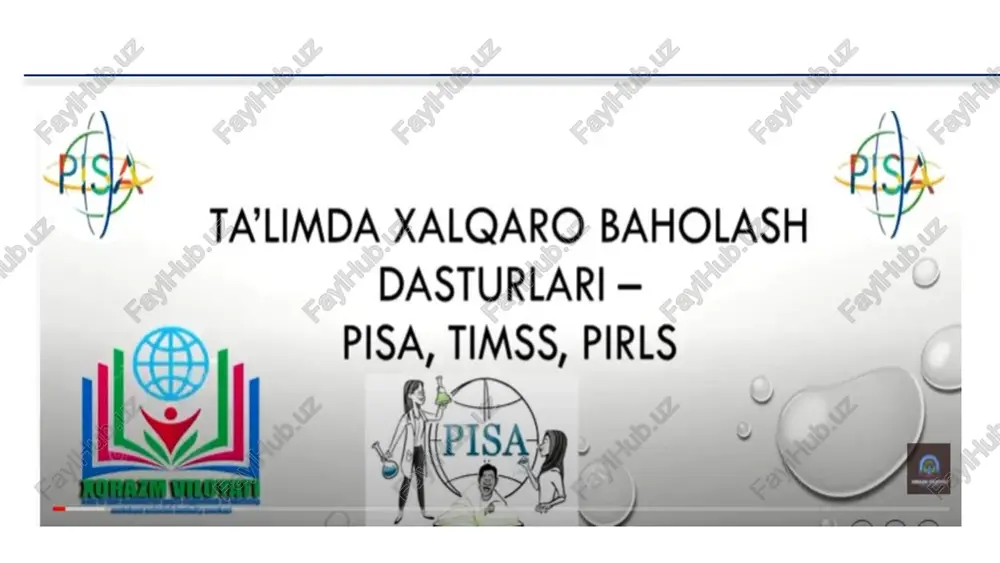 xalqaro baholash dasturlari (timms, pisa) - Page 2