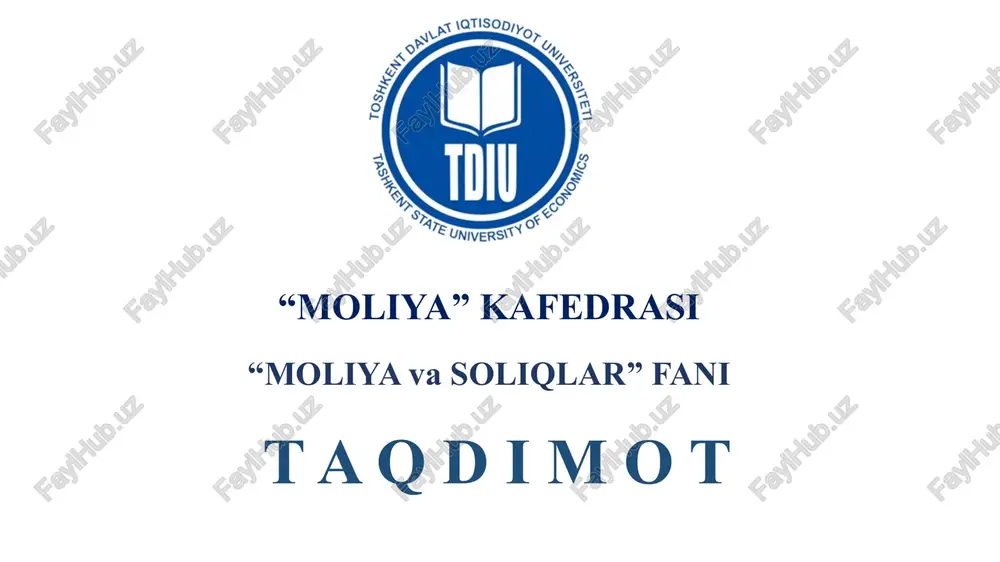 liq kodeksiga kiritilgan o‘zgartishlarga muvofiq, benzin, dizel yoqilg‘isi va gaz ishlatganlik uchun olinadigan soliq bekor qilindi. bunda benzin, dizel yoqilg‘isi va gaz ishlatganlik uchun olinadigan soliq aktsiz solig‘i ob’ektiga kiritildi. 7 aksiz solig‘ining iqtisodiy mohiyati va byudjet daromadlarida tutgan o’rni benzin, dizel yoqilg‘isi va gaz ishlatganlik uchun olinadigan soliq dastlab o‘zbekiston respublikasi vazirlar mahkamasining 2001 yil 31 dekabrdagi 490-sonli «o‘zbekiston respublikasining 2002 yilgi asosiy makroiqtisodiy ko‘rsatkichlari va davlat budjeti parametrlari to‘g‘risida»gi qaroriga muvofiq 2002 yil 1 yanvardan jismoniy shaxslardan transport vositalari uchun benzin, dizel yoqilg‘isi va gaz iste’moliga olinadigan soliq sifatida joriy etilgan. 8 aksiz solig‘ining iqtisodiy mohiyati va byudjet daromadlarida tutgan o’rni o‘zbekiston respublikasining 2012 yil 25 dekabrdagi 343-sonli qonuniga asosan 2013 yil 1 yanvardan boshlab jismoniy shaxslardan transport vositalari uchun benzin, dizel yoqilg‘isi va gaz iste’moliga olinadigan soliq, transport vositalariga benzin, dizel yoqilg‘isi va gaz ishlatganlik uchun olinadigan soliq deb atala boshlangan. o‘zbekiston respublikasining 2017 yil 29 dekabrdagi …