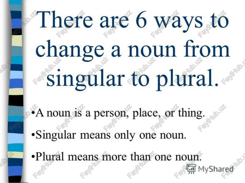 ways to change a noun from singular to plural - Page 2