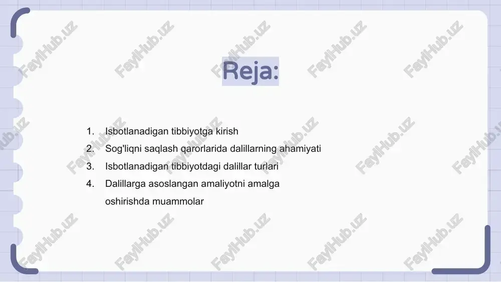 v bo'yicha tadqiqotlar shuni ko'rsatadiki, o'zgaruvchilar qanday o'zgaruvchilar omillar va natijalar o'rtasidagi birlashmalarni aniqlash uchun tabiiy ravishda sodir bo'ladi. ushbu turdagi dalillarni tushunish dalillarga asoslangan tibbiyot amaliyoti uchun juda muhimdir. dalillarga asoslangan amaliyotni amalga oshirishda muammolar dalilli tibbiyotni amalga oshirish an'anaviy amaliyotga ko'nikib qolgan sog'liqni saqlash provayderlarining qarshiligi kabi muammolarga duch kelmoqda. sog'liqni saqlashni sozlashdagi dalillarga asoslangan amaliyotlarning keng tarqalganiga to'sqinlik qiladigan standart protokollar va ko'rsatmalar yo'qligi. sog'liqni saqlash bo'yicha mutaxassislar dalillarga asoslangan tibbiyotni muvaffaqiyatli amalga oshirish uchun ilmiy tadqiqotlarni talqin qilish va qo'llashda tahsil olishini ta'minlash. isbotlanadigan tibbiyotdan foydalanishning afzalliklari isbotga asoslangan tibbiyot tibbiy dalillar bo'yicha tibbiy dalillarga tayanadi, davolash samaradorligi va bemorning xavfsizligini ta'minlaydi. bu tadqiqot va ma'lumotlar bo'yicha qo'llab-quvvatlanadigan amaliyotlarga qarshi kurashadi. sog'liqni saqlash bo'yicha tibbiyotga asoslangan tibbiyotga nisbatan sog'liqni saqlash bo'yicha mutaxassislar aniqroq tashxis qo'yish, moslashtirilgan davolash usullari va bemorlar uchun yaxshiroq natijalarni taqdim etishlari mumkin. bu tibbiy amaliyotda shaffoflik va hisobdorlikni oshirishga yordam beradi. proofizmga …