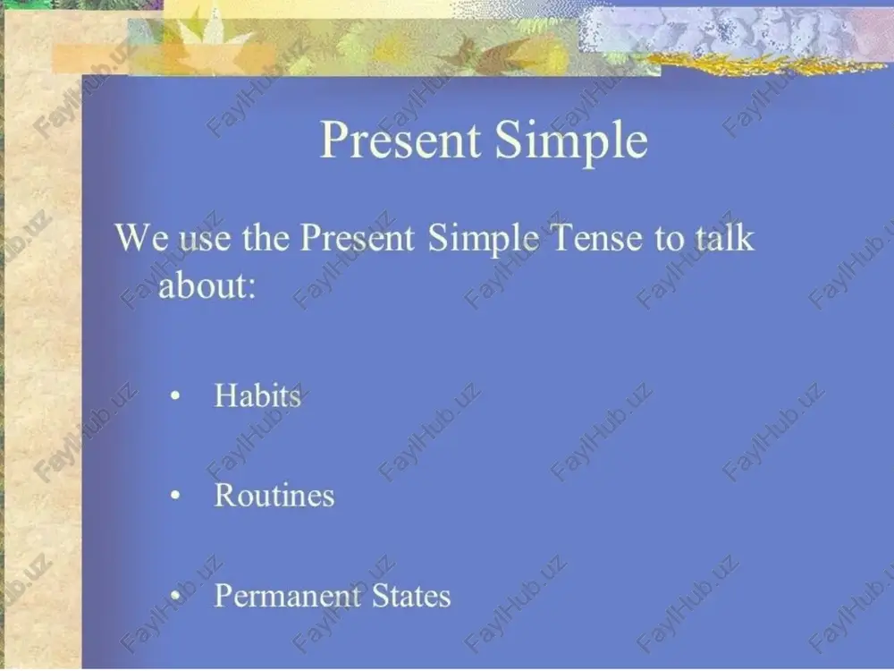 present simple - Page 2