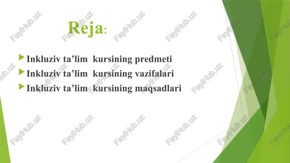 llati, irqi, tanasining rangi, ijtimoiykelib chiqishi, oilasining jamiyatda tutgan o‘rni, manbai, moddiy va ahvoli, jismoniy yoki ruhiy rivojlanishida kamchiligi bo‘lishidan qatiy nazar barchabolalarni teng ko‘rish, ulardagi har qanday imkoniyatni qadrlash, rivojlantirishniko‘zda tutadigan ta’limdir. hozirgi kunda jahon miqyosida keng targ‘ibot qilinayotgan inklyuziv ta’limstrategiyasi, ya’ni o’sishi va rivojlanishida muammolari bo‘lgan bolalarni o‘qitish,tarbiyalash masalasi o’zbekistonda ham dolzarb muammolar sirasiga kiradi.inkluziv so’ziga to’xtalib o’tadigan bo’lsak, u ingliz tilidan olingan bo’lib,inclusive, inclusion–uyg‘unlashmoq, uyg‘unlashtirish, qamrab olmoq, qamrab olishma’nolarini bildiradi. inklyuziv ta’lim - umumta’lim jarayonini rivojlantiradi va barcha bolalargamos bo‘lgan ta’limni joriy qiladi. imkoniyati cheklangan bolalar ta’lim olishiga oidqo‘shimcha moslamalarni tashkil qilib bolalarni ta’lim olishiga qulay sharoityaratadi. imkoniyati cheklangan bolalarning maxsus ta’lim tizimidao‘qitilishi ularning maktabni tugatgach ijtimoiy jamiyatga moslashib ketishlariniqiyinlashtiradi. shuningdek, ular o‘z oilasidan uzoqda bo‘lishga majburbo’ladilar bu esa ular fe’l-atvorlarida turli salbiy illatlarning shakllanishiga turtkibo’ladi. bu toifa bolalar boqimandalikka o‘rganib qoladilar, o‘z - o‘ziga xizmatqilishlarida qiyinchiliklarga duch keladilar. bundan tashqari juda ko‘plab maxsusehtiyojli bolalar ayrim sabablarga …