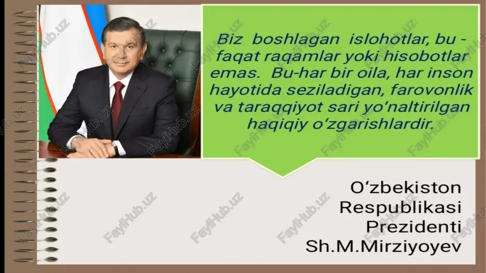 arda qatnashish va davlat organlariga saylanish huquqiga ega. so‘z va matbuot erkinligi — har bir fuqaro o‘z fikrini ommaviy axborot vositalari orqali tarqatish huquqiga ega. tinch yig‘ilishlar va namoyishlar o‘tkazish huquqi — qonunga rioya qilgan holda yig‘ilishlar tashkil etish imkoniyati. siyosiy huquqlar 8-bobida siyosiy huquqlar deb nomlanib unda quyidagicha normalar belgilab qo'yilgan: o‘zbekiston respublikasining fuqarolari jamiyat va davlat ishlarini boshqarishda bevosita hamda o‘z vakillari orqali ishtirok etish huquqiga ega. bunday ishtirok etish o‘zini o‘zi boshqarish, referendumlar o‘tkazish va davlat organlarini demokratik tarzda shakllantirish, shuningdek davlat organlarining faoliyati ustidan jamoatchilik nazorati vositasida amalga oshiriladi; konstitutsiyamizning keyingi bobi iqtisodiy, ijtimoiy, madaniy va ekologik huquqlar deb belgilab qo'yilgan. har bir shaxs mulkdor bo‘lishga haqli.bank operatsiyalarining, omonatlarning va hisobvaraqlarning sir tutilishi, shuningdek meros huquqi qonun bilan kafolatlanadi.(41-modda) huquq va erkinliklarning konstitutsiyaviy kafolatlari fuqarolarning huquq va erkinliklari faqat ularni e’lon qilish bilangina emas, balki ularni real hayotda ta’minlash va himoya qilish tizimi — kafolatlar bilan …