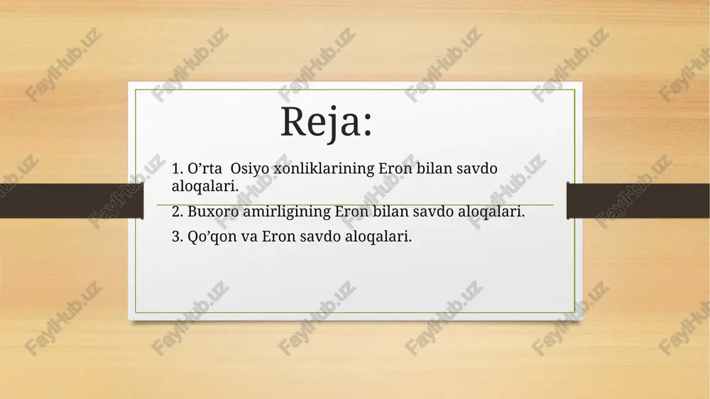 i uskunalar, qurol-yaroqlar, zargarlik buyumlari, qog'oz va boshqa buyumlap ishlab chiqarilgan. buxoro, samarqand, xo'jand va toshkent yirik hunarmandchilik markazlari sifatida shuhrat qozongan. bu shaharlarda minglab kishilar hunarmandchilik bilan shug'ullanardi. yirik shaharlardagi ko'pgina mahallalar hunarmandchilik tarmoqlari bilan nomlanardi. toshkentdagi "o'qchi", "kamolon" mahallalarida o'q va kamonlar ishlab chiqaradigan hunarmandlar yashagan. samarqand shahrida "zargaron", "chelangaron", "kamongaron", "misgaron", "sandiqsozlar", "to'qimado'zlik", "bo'yoqchilar" kabi hunar maskanlari, mahallalari bo'lgan. f.beneveni ham o'z tadqiqotlarida buxoroning eron bilan aloqasiga doir ma'lumotlarni berar ekan, u 1722 yil ko'p savdo karvonlari mashhaddan buxoroga, hirot va isfahonga jo'natilganligi, lekin ularning bari turkmanlar yoki afg'onlar tomonidan talanganligini, oqibatda balx orqali bo'ladigan savdo to'xtab qolganligi, to'rtinchi yil kobul, laxor va hindiston shaharlariga karvonlar qatnamay qo'yganligini yozadi. f.beneveni o'zining xizmatkori minerni oltin va kumush konlarining joylashgan joyini topish va aniqlash maqsadida savdogar qiyofasida balx va badaxshonga jo'natadi. uning xabariga ko'ra, u yerda ko'proq buxoro tovarlari sotilib, savdogarlar bu tovarlar uchun badaxshon aholisidan tillo va kumush …
