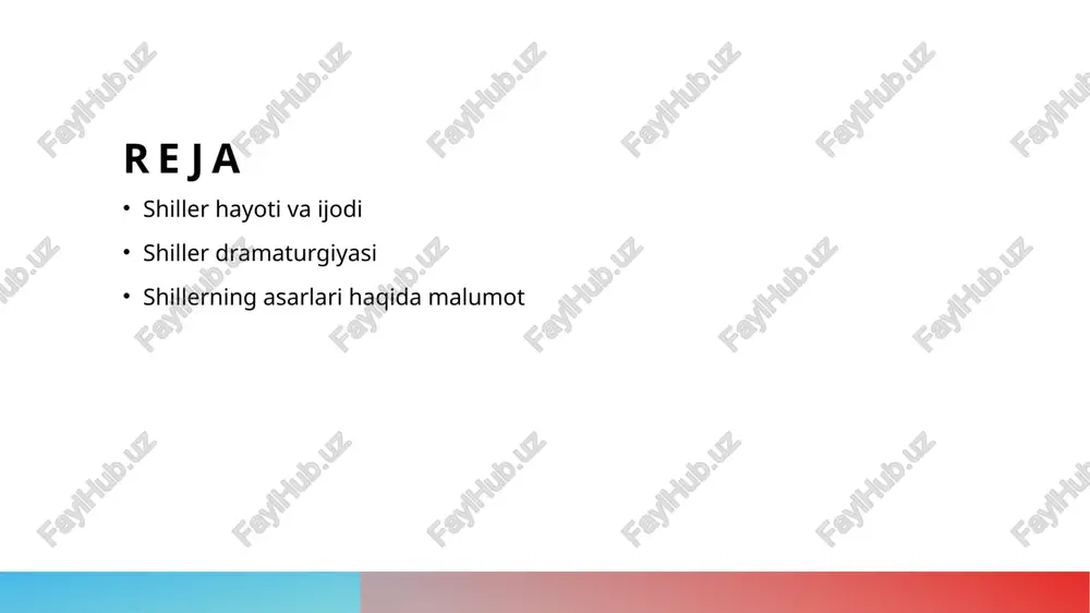 romantizmining bir qismi sifatida, madaniy kontekstda kuchli ta'sir ko'rsatgan bo'lib, zamonaviy teatrga yo'l ochgan. shiller dramaturgiyasining asosiy tushunchalari va xususiyatlari. 1 shillerning dramatikasi shiller dramaturgiyasida dramatik tuzilish va sahna harakatlari o'zaro bog'liq. u o'z asarlarida kuchli hissiyotlar va konfliktlar orqali kuchli dramatik ta'sir yaratadi. 2 qahramonlarning roli shiller qahramonlarini murakkab hissiyotlar va ichki kurashlar bilan boyitadi. ular ko'pincha etik muammolarni hal qilish jarayonida o'zgarishlarga duch keladilar. 3 tarixiy kontekst shillerning asarlari, tarixiy voqealar va ijtimoiy muammolarni yoritadi. u o'z dramaturgiyasida zamonining ijtimoiy-siyosiy ahvolini aks ettiradi, bu esa chuqur fikrlashni talab qiladi. 4 tematik xususiyatlar shiller dramaturgiyasida erkinlik, adolat va insoniylik kabi mavzular markaziy o'rin tutadi. bu mavzular, uning asarlaridagi konfliktlar va qahramonlar orqali chuqur o'rganiladi. shillerning dramaturgiyadagi qahramonlar va ularning rivojlanishi. 1 shillerning qahramonlari - shiller asarlaridagi qahramonlar murakkab xarakterlarga ega bo'lib, ularning ichki kurashlari va rivojlanishi dramatik voqealar orqali namoyon bo'ladi. 2 qahramonlarning rivojlanishi - shiller qahramonlarining rivojlanishi ko'pincha …