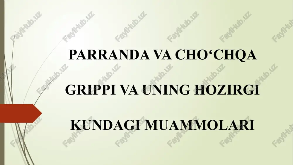 keltirib chiqaradigan rnk-virus a toifadagi gripp viruslari turiga, ortomyxoviridae oilasiga mansub. uning qobig’idagi oqsillar (gemagglutinin va neyraminidaz) turiga qarab, parranda grippining turli xil antigen turlari ajratiladi. odamlar uchun eng xavflisi h5n1 va h7n7 shtammlari bo’lib, ular tezda mutatsiyaga uchraydi. kasallikning og’ir shaklli yashin tezligida rivojalandi va ​​yuqori darajadagi o’limga olib kelishi mumkin. ayniqsa, bu shtammlar mavsumiy va cho’chqa grippi viruslari bilan birgalikda xavfli. shuningdek, past patogenli h7n9 virusi tufayli ham kelib chiqqan parranda grippi hollari uchragan, asosan boshqa kasalliklar bilan og’rigan bemorlarda. parranda grippi virusi past haroratlarda uzoq vaqt davomida saqlanib turishi mumkin, lekin qaynatilganda 2-3 daqiqadan so’ng nobud bo’ladi. infektsiya manbai parranda grippi virusini ichagida olib yuruvchi va tashqi muhitga axlat orqali chiqaruvchi yovvoyi suv qushlari (g’ozlar, o’rdaklar) va xonaki parrandalardir (tovuqlar, kurka). mavsumiy migratsiya tufayli yovvoyi qushlar virusni katta masofalarga ko’chirishga qodir. insonning kasallanishi infektsiyalangan yoki kasallikdan nobud bo’lgan qush bilan aloqa qilish orqali havodan va fekal-oral yo’li …