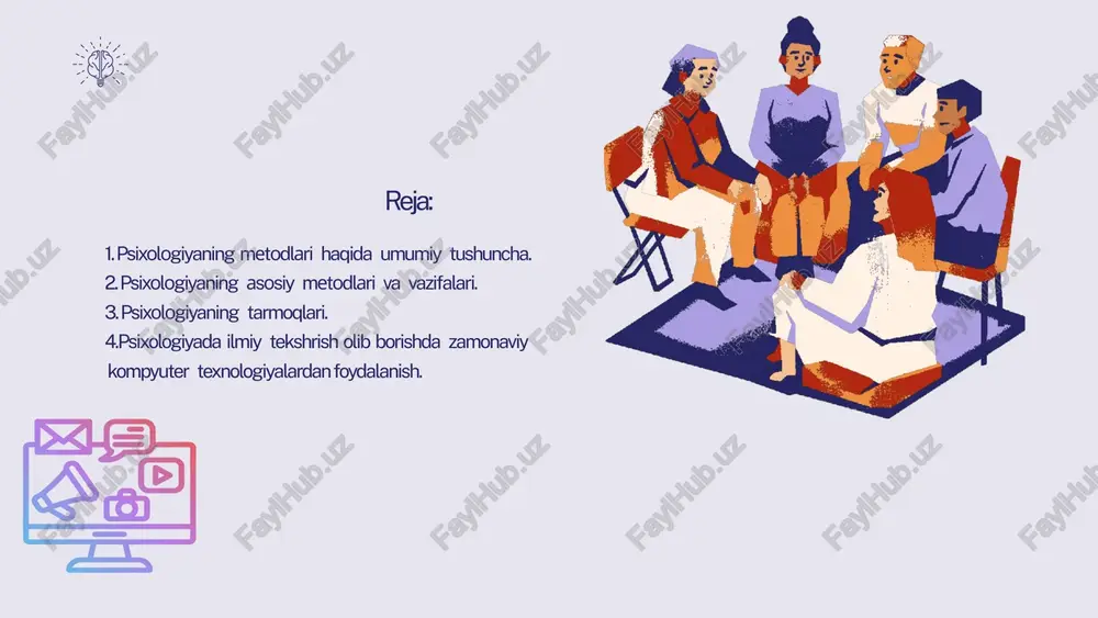 esa odam o‘zida kechayotgan biror o‘zgarish yoki hodisani o‘zi o‘rganish maqsadida ma’lumotlar to‘plash va qayd etish usulidir. erkin kuzatuv ko‘pincha biror ijtimoiy hodisa yoki jarayonni o‘rganish maqsad qilib qo‘yilganda qo‘llaniladi. masalan, bayram arafasida aholining kayfiyatini bilish maqsadida kuzatuv tashkil qilinsa, oldindan maxsus reja yoki dastur bo‘lmaydi, kuzatuv ob’yekti ham qat’iy bo‘lishi shart emas. yoki dars jarayonida bolalarning u yoki bu mavzu yuzasidan umumiy munosabatlarini bilish uchun ham ba’zan erkin kuzatish tashkil etilishi mumkin. standartlashtirilgan kuzatuv esa, buning aksi bo‘lib, nimani, qachon, kim va kimni kuzatish qat’iy belgilab olinadi va maxsus dastur doirasidan chiqmasdan, kuzatuv olib boriladi. umuman, kuzatish metodining ijtimoiy hayot, professional ko‘rsatgichlarni qayd qilishda so‘zsiz afzalliklari bor, lekin shu bilan birga kuzatuvchining professional mahorati, kuzatuvchanligi, sabr - qanoatiga bog‘liq bo‘lgan jihatlar, yana to‘plangan ma’lumotlarni sub’yektiv ravishda taxlil qilish xavfi bo‘lgani uchun ham biroz noqulayliklari ham bor, shuning uchun ham u boshqa metodlar bilan birgalikda ishlatiladi. so’rov metodi so‘rov metodi …