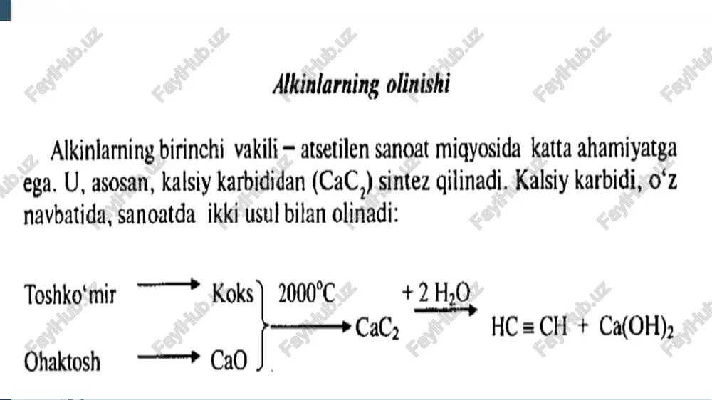 alkinlarning olinishi - Page 2
