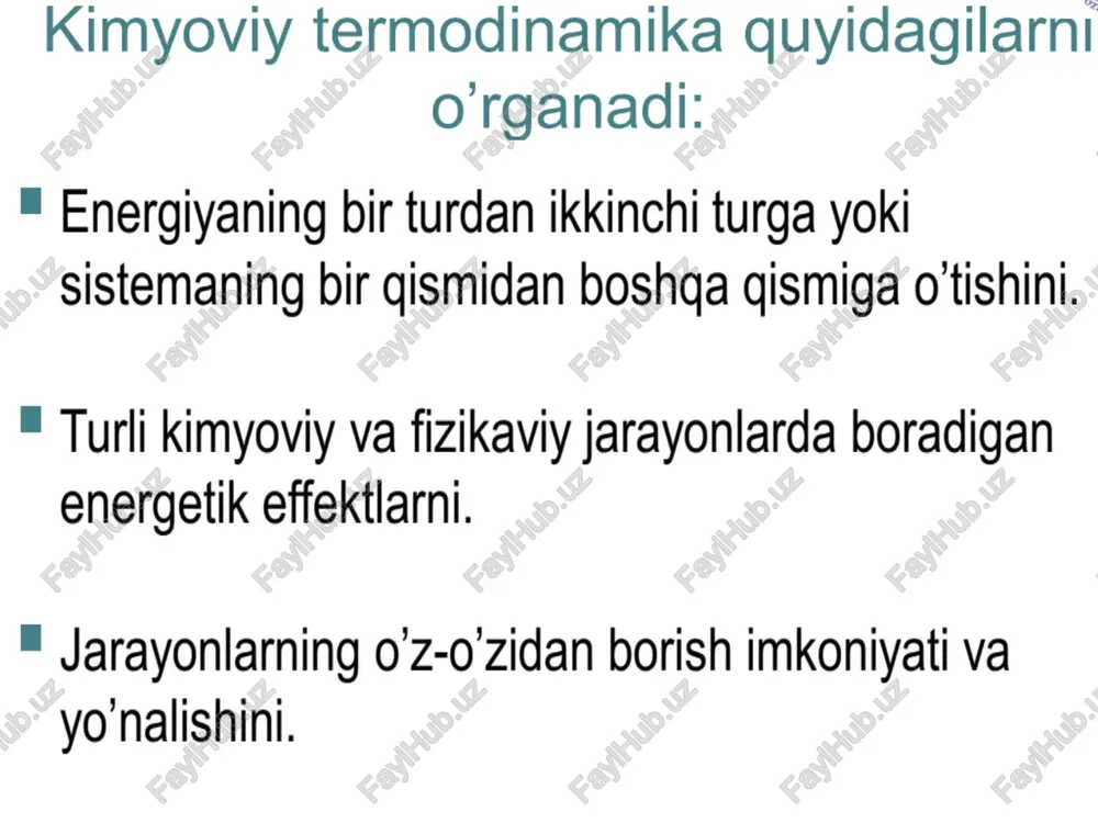 kimyoviy jarayonlar enegetikasi - Page 2