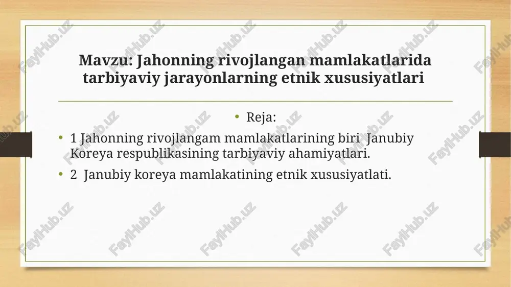 komporovistik pedagogika fanidan mustaqil ta'lim - Page 2