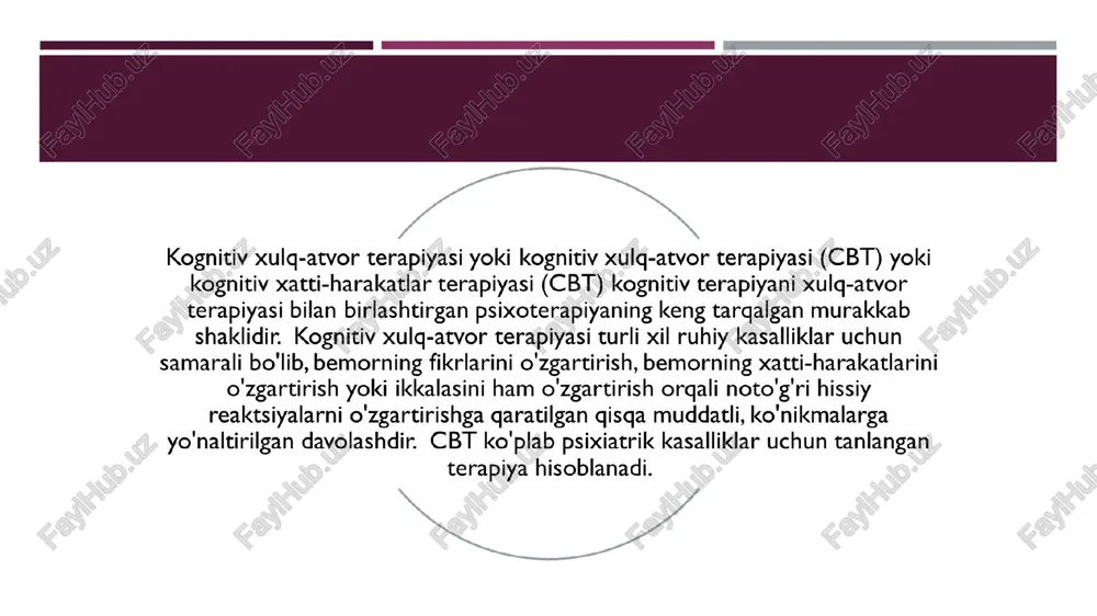 akkab ishini nazarda tutadi. muayyan funktsiyani bajarib, ularning har biri o'z navbatida ishtirokchilarga yordam beradi. muntazamlik darslarni o'tkazish uchun doimiy vaqtni, ma'lum bir tuzilmaning mavjudligini va ularning doimiy davomiyligini anglatadi. bu barqarorlik, ayniqsa, xotira buzilishi bo'lgan odamlar uchun muhimdir. dozaj kasallikning og'irligini yoki psixologik muammoning tabiatini hisobga olgan holda mashqlar to'plamini tuzishga asoslanadi. vazifalarning murakkablik darajasi, mashg'ulotlarning davomiyligi va soni miyaning ish qobiliyatiga bog'liq bo'ladi. faoliyat - bu unumdorlik bog'liq bo'lgan asosiy tamoyil. ijobiy natijalar va reabilitatsiya bilan yangi ko'nikmalarni egallash, jamoaning faol qismi va sabr-toqatli bo'lish istagi zarur.tarkibi shartli ravishda har bir darsni uch qismga bo'lish mumkin: kirish, asosiy, yakuniy. qoidaga ko'ra, mashg'ulot boshida mashg'ulot ishtirokchilaridan ism va otasining ismini aytib, o'zlarini tanishtirishlari so'raladi.
