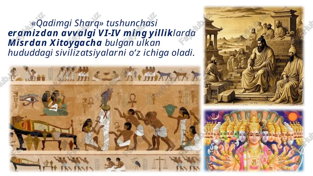 aydigan ta’limotlar qatoriga lokayata, buddizm va jaynizm kiradi. nastika astika astikaga vedalar avtoritetini e’tirof etadigan, ortodoksal, mumtoz sistemalar – vedanta, nyaya, vaysheshika, yoga, mimansa va sankxyalar mansub zardushtiylik dini eramizdan oldingi vi asrdan boshlab markaziy osiyoda zardushtiylik diniy-falsafiy ta’limoti vujudga kelib, eramizning iii asrigacha hukmronlik qildi. zardushtiylikning vatani sifatida markaziy osiyo (baqtriya, xorazm) va eron (midiya) ko‘rsatiladi. zardushtiylikda eng qadimgi davrlardan boshlab (eramizdan oldingi iii-ii-nchi ming yilliklar) eramizdan oldingi 1-ming yillik o‘rtalarigacha bo‘lgan markaziy osiyo va yaqin sharq xalqlarining diniy va ma’lum ma’noda falsafiy tasavvurlari aks etgan. avesto yasna «diniy marosimlar» yasht maʼno jihatdan yasnaga yaqin visparad «barcha ilohlar haqidagi kitob» vendidad «yovuz ruhlarga qarshi qonunlar majmuasi» tarixning uch davri bo‘lgan –shunday tugallanib, davr bo‘lgan-. yaxshilik bilan yomonlik o‘rtasidagi kurash davri boshlanadi tarixning ikkinchi davri oltin davr -insonlar abadiy hayotga ega edilar, xudo axuramazda abadiy bahor yaratgan bo‘lib, kishilar farovonlik va baxt-saodat yashar edilar. ammo kunlardan bir kun ular gunohga …