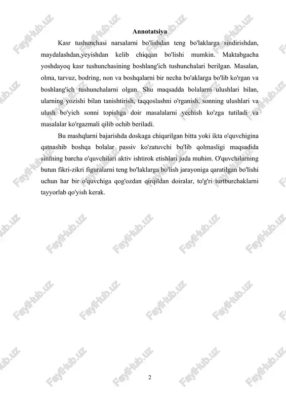 balaridan bizga ayonki, ta’limni tashkil etishning asosiy shakli dars bo’lib, unda fan bo’yicha ma’lum bilimlarning asosiy mazmuni tushuntiriladi. natijada jamiyat taraqqiyoti uchun zarur malakali kadrlar tayyorlashdek ta’limning bosh vazifasi o’z yechimiga ega bo’ladi. istiqlol sharofati bilan milliy qadriyatlarimiz, ayniqsa, fanlarni chuqur o’rganishga bo’lgan e’tibor yanada oshdi. davlatimiz rahbarining sa’y-harakatlari, g’amxo’rliklari tufayli ajdodlarimiz tomonidan asrlar davomida yaratilgan betakror ma’naviy merosni hamda ajdodlarimizning asl durdonalari bitilgan bebaho tilimizni yanada ravnaq toptirish davlat siyosati darajasiga ko’tarildi. mamlakatimiz barcha fuqarolarining ijodiy tafakkuri va ijodkorlik faoliyatini rivojlantirish muhim dolzarb masala ekanligini hamma tan oladi. ammo, bu masala o’ziga xos jiddiy tadqiqot obyekti sifatida yaxshi tahlil qilinmagan. shu ma’noda hozirgi kunning muhim ijtimoiy ahamiyatga molik masalalardan biri – o’quvchilar texnik ijodkorligini rivojlantirish hisoblanib, u o’quvchilar ilmiy texnikaviy ijodkorlik faoliyatida ijodkorlik qobiliyatlarni muttasil shakllantirib va takomillashtirib borish, shaxslar tashabbuskorligi va faolligini oshirishni ko’zda tutadi. bunga erishish esa, umumiy ta’lim maktablarida o’quvchilarni mehnat ta’limi darslarida maqsadli reja asosida …