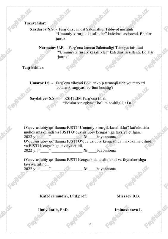 olalarda old tomonga bo`rtibroq va pastga osilibroq turadi, bu mushaklar va aponevrozlarning yaxshi rivojlanmaganligidandir. 7 yoshli bolalarda bu holat sekin-asta yo`qolib boradi. old yonbosh qorin devori deganda, qorin chegarasi sohasida qorin bo`shlig`ini bekitib turadigan yumshoq to`qimalar majmuasi tushuniladi. qorin bo`shlig`i deb intra va mezoperitonial joylashgan a’zolarni o`z ichiga oluvchi bo`shliqqa va qorin parda orti bo`shlig`ida ekstroperitonial joylashgan a’zolar sohasiga aytiladi. bolalarda qorin chegarasi quyidagilardan iborat: yuqorida qovurg`a yoylari, pastda — yonbosh suyak qirralari, chov burmalari, qov do`mboqchalari va qov birlashmasining yuqori qirg`ogi. xi qovurg`a uchini yonbosh suyagi qirrasi bilan bog`laydigan o`ng va chap vertikal chiziqlar qorin sohasini bel sohasidan ajratib turadi. qorin bo`shlig`i a’zolarining (jigar, o`t pufagi, me’da, taloq, ichaklar) va patologik o`choqning qorin devoriga aniq proyeksiyasini bilish maqsadida qorin bolalarda quyidagicha sohalarga bo`linadi: qorin usti sohasi (epigastrium) qorin sohasi (mesogastrium) va qorin osti sohasi (hypogastrium). qov do`mboqchalaridan qorin to`g`ri muskullari tashqi qirg`og`i bo`ylab (har ikki tomondan) yuqoriga, x qovurg`aning …