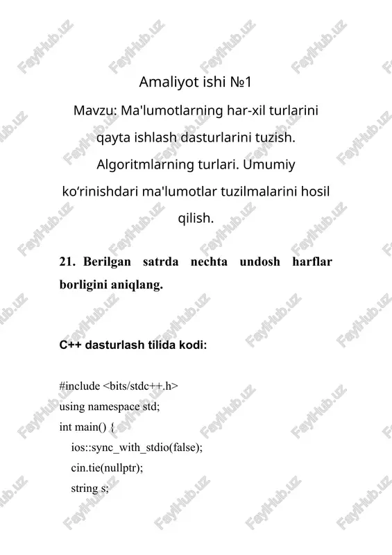 ma’lumotlar tuzilmasi algoritimi fanidan - Page 2