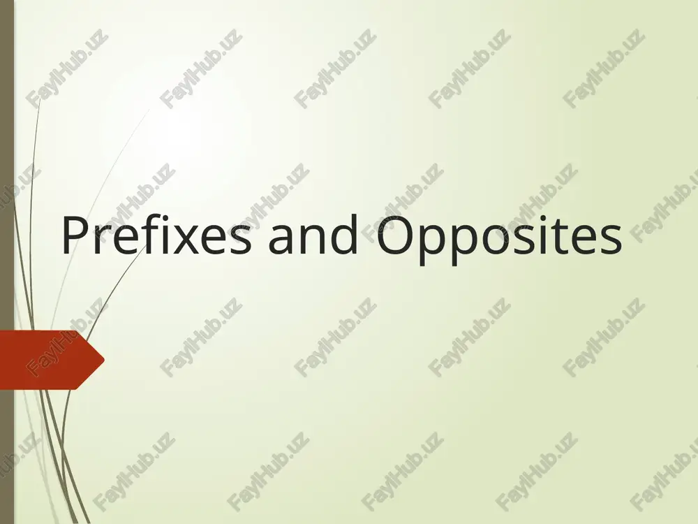 prefixes and opposites - Page 2