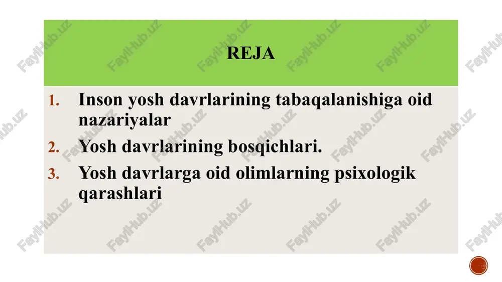 luis shtern amerikalik olim s. xoll «rekapitulyatsiya qonunini» yani (filogenezni qisqacha takrorlashni) psixologik o‘sishning bosh qonuni deb hisoblaydi. uning fikricha, ontogenez filogenezning muhim bosqichlarini takrorlaydi. olimning talqinicha, go‘daklik hayvonlarga xos rivojlanish pallasidan boshqa narsa emas. bolalarning esa asosiy mashg‘uloti ovchilik va baliqchilik bo‘lgan qadimgi kishilarning davriga aynan mos keladi. 8-12 yoshlardagi o‘sish davri yovvoyilikning oxiri va sivilizatsiyaning boshlanishidagi kamolotga tengdir. o‘spirinlik esa jinsiy yetilishdan (12-13 yoshdan) boshlanib yetuklik davrigacha (22-25 yoshgacha) davom etib, romantizmga barobardir. s. xollning talqinicha, bu davrlar «bo‘ron va tazyiqlar», ichki va tashqi nizolar (ziddiyatlar) dan iborat bo‘lib, odamda «individuallik tuyg‘usi» vujudga keladi. yosh davrlarni tabaqalashning bu turi o‘z navbatida tanqidiy, mulohazalar manbai vazifasini o‘taydi, chunki inson zotidagi rivojlanish bosqichlari filogenezni aynan takrorlamaydi va takrorlashi ham mumkin emas. xoll, grenvill stenli biogenetik konsepsiyaning boshqa turi nemis «konstitutsion psixologiyasi» (insonning tana tuzilishiga asoslangan nazariya) namoyondalari tomonidan ishlab chiqilgan. e. krechmer shaxs (psixologiyasi) tipologiyasining negiziga bir qancha biologik omillarni …
