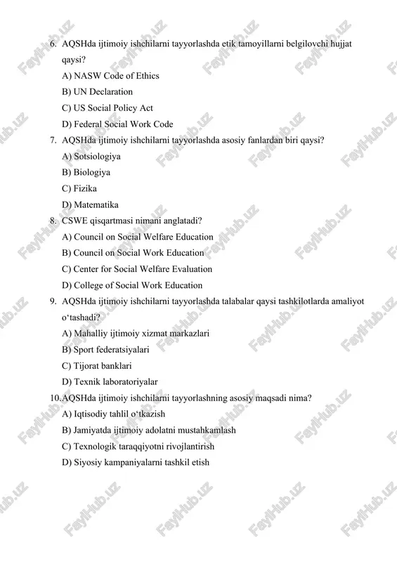 aqshda ijtimoiy ishchilarni tayyorlash - Page 2