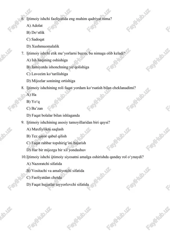 ijtimoiy ishchining professional ro’li - Page 2