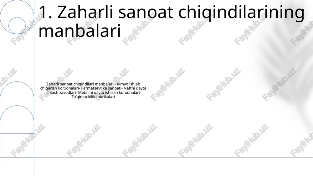 atrof-muhitga ta'siri poligonni loyihalash va ekspluatatsiya qilish: ushbu hujjat poligonlarni loyihalash, qurish va ekspluatatsiya qilish bo'yicha amaliy ko'rsatmalar beradi, shu jumladan maydonni tanlash, chiqindilarni tavsiflash, oqava suvlarni boshqarish va gazni nazorat qilish. chiqindilarni boshqarish: ushbu hujjat xavfli ishlab chiqarish chiqindilarini boshqarishga qaratilgan bo'lib, ularni qayta ishlash, yo'q qilish va monitoring qilish strategiyalarini belgilaydi. shuningdek, ushbu chiqindilarning atrof-muhit va sog'liqqa ta'siri muhokama qilinadi. poligonlarni joylashtirish va tartibga solish: ushbu hujjat qo'shma shtatlardagi poligonlar uchun tartibga soluvchi baza, joylashtirish mezonlari va atrof-muhitga ta'sirni baholash tartib-qoidalari haqida ma'lumot beradi. unda erdan foydalanish, suv sifati va havo sifati bilan bog'liq masalalar muhokama qilinadi. 4. poligonni loyihalash va ekspluatatsiya qilish munitsipal chiqindixonalar: umumiy maishiy va tijorat chiqindilari, shu jumladan qog'oz, plastmassa va oziq-ovqat qoldiqlarini oling. sanoat poligonlari: qurilish qoldiqlari, chiqindi suv loylari va ishlab chiqarishning qo'shimcha mahsulotlari kabi xavfli bo'lmagan sanoat chiqindilari uchun maxsus mo'ljallangan. xavfli chiqindixonalar: kimyoviy moddalar, pestitsidlar va elektron chiqindilarni o'z ichiga …