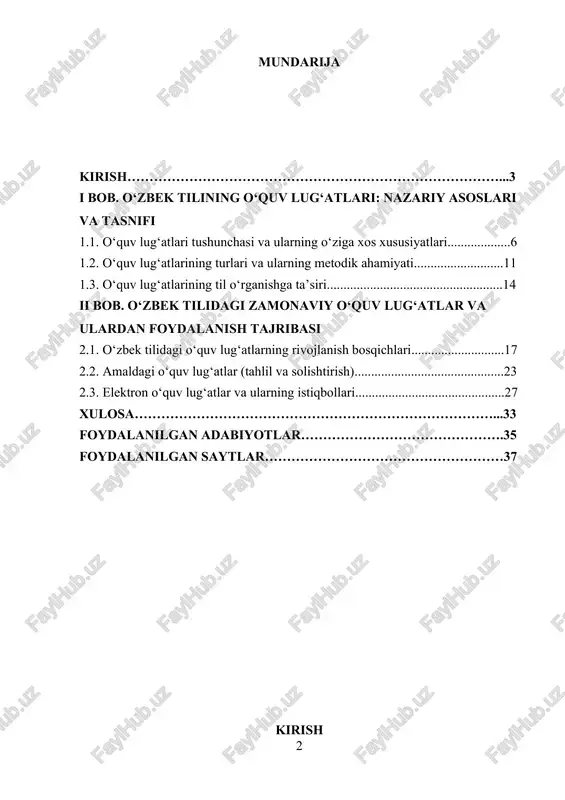 zlarning ma’no, talaffuz, imlo va uslubiy xususiyatlarini chuqur o‘rganadilar. ayniqsa, mustaqillik yillarida chop etilgan yangi avlod o‘quv lug‘atlari — “o‘zbek tilining imlo lug‘ati”, “o‘quvchilar uchun izohli lug‘at”, “sinonimlar lug‘ati” kabi manbalar o‘quvchilarga o‘zbek tilining boy imkoniyatlarini ochib bermoqda.[footnoteref:1] [1: o‘zbekiston respublikasi prezidentining 2019-yil 6-dekabrdagi "o‘zbekiston respublikasida o‘zbek tilini yanada rivojlantirish chora-tadbirlari to‘g‘risida"gi pq-4475-sonli qarori ] o‘zbek tilining davlat tili sifatida nufuzi va mavqeini oshirish, uni ilmiy, ta’limiy va ijtimoiy sohalarda keng qo‘llash davlat siyosatining ustuvor yo‘nalishlaridan biri hisoblanadi. xususan, o‘zbekiston respublikasi prezidenti shavkat mirziyoyevning 2019-yil 21-oktabrdagi pf–5850-sonli “o‘zbek tilining davlat tili sifatidagi mavqeini tubdan oshirish va uni rivojlantirish chora-tadbirlari to‘g‘risida”gi farmonida o‘zbek tilini o‘rganish va targ‘ib qilish, til madaniyatini oshirish, sifatli lug‘atlarni yaratish muhim vazifa sifatida belgilangan. mazkur farmonda o‘zbek tilining lug‘at boyligini ilmiy asosda o‘rganish, zamonaviy o‘quv lug‘atlarini yaratish va ta’lim tizimida qo‘llash masalalari alohida e’tiborga olingan. shuningdek, “o‘zbek tilining izohli lug‘atini, imlo lug‘atini, sinonimlar lug‘atini va boshqa soha …