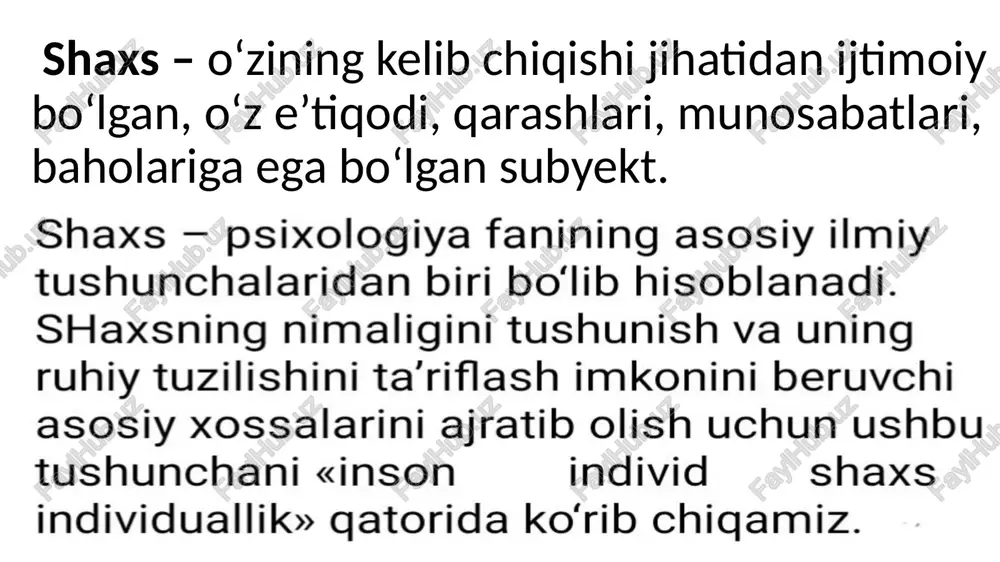 shaxs xususiyatlari haqidagi tasavvurlar talqini - Page 2